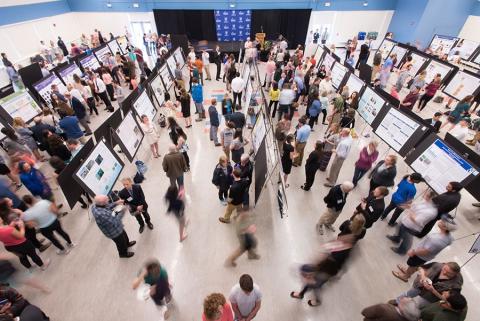 crowd of people at the COLSA URC